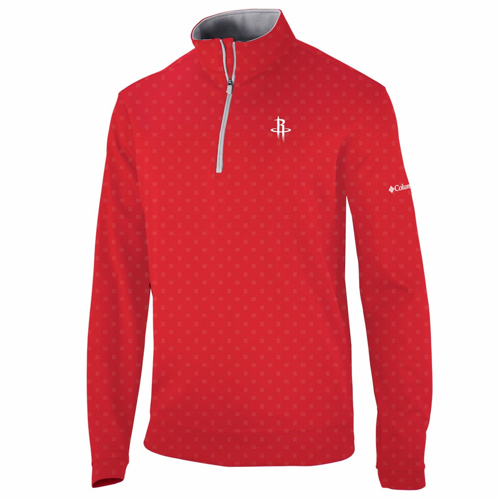 Houston Rockets Wickham Hills Omni-Wick Quarter-Zip Jacket for sale Red | Columbia for sale
