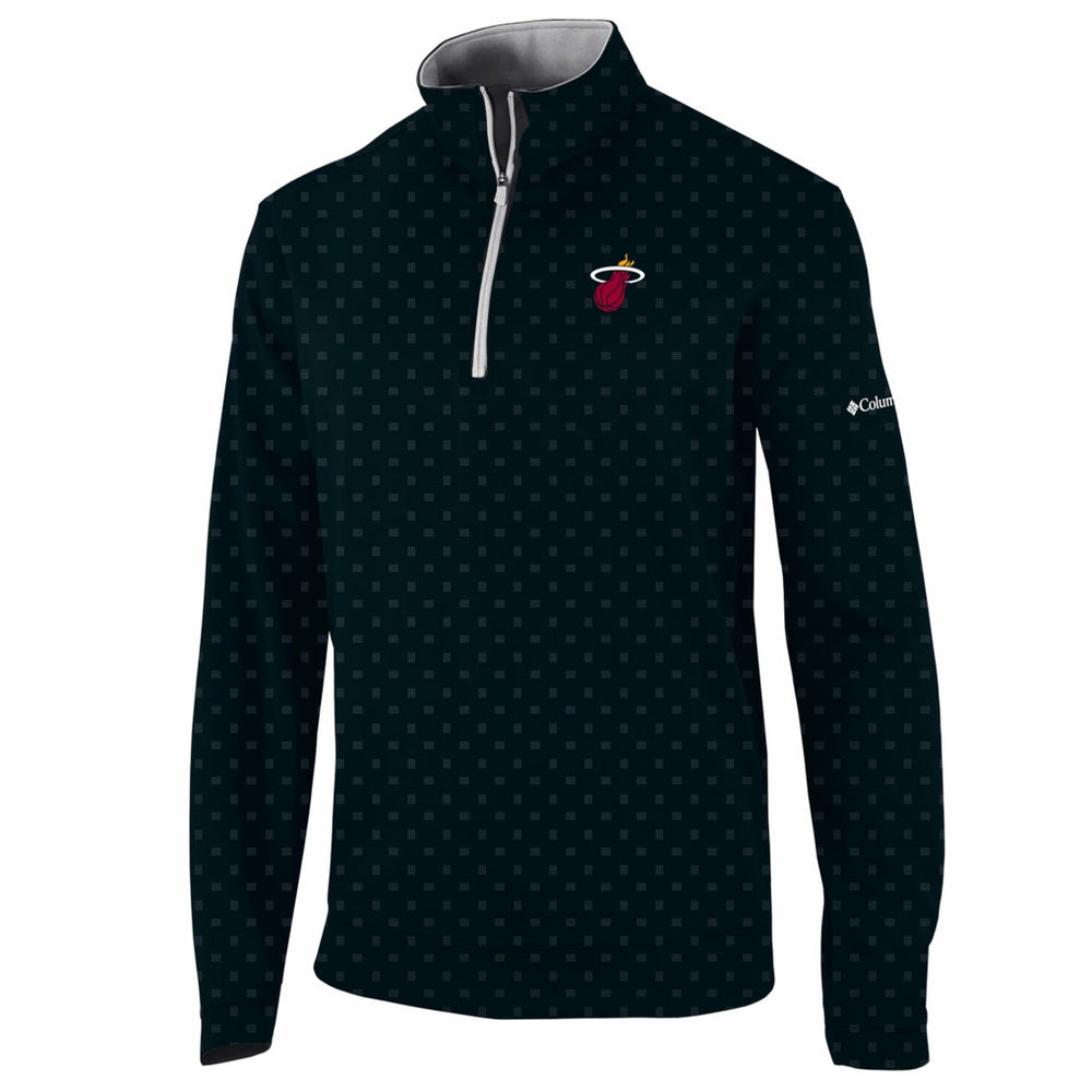 Miami Heat Wickham Hills Omni-Wick Quarter-Zip Jacket Black | Columbia Near Me