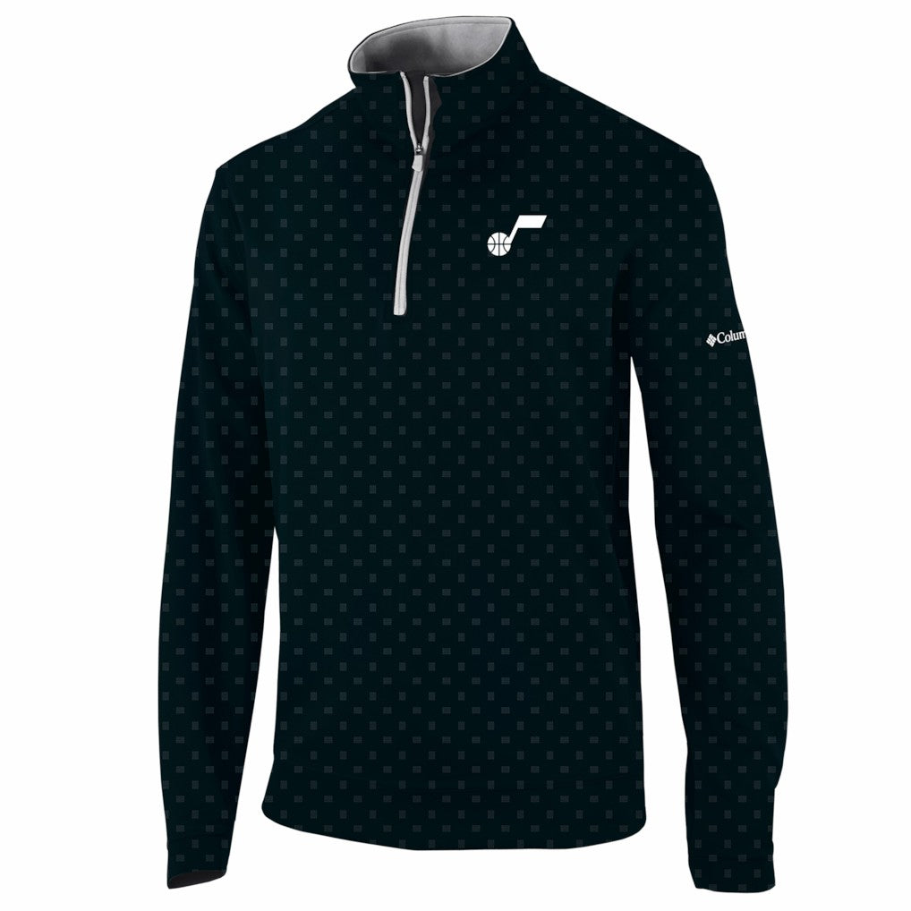 Utah Jazz Wickham Hills Omni-Wick Quarter-Zip Jacket Black | Columbia