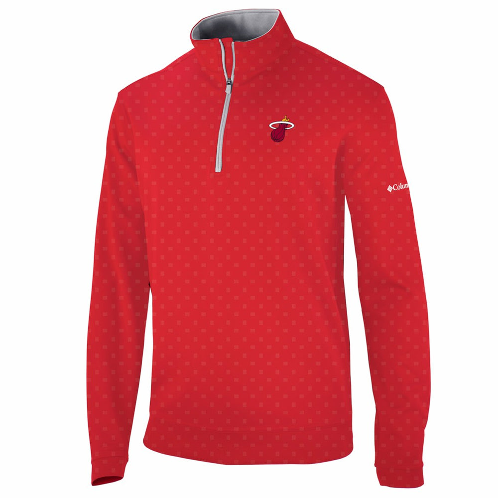 Miami Heat Wickham Hills Omni-Wick Quarter-Zip Jacket Red | Columbia outlet