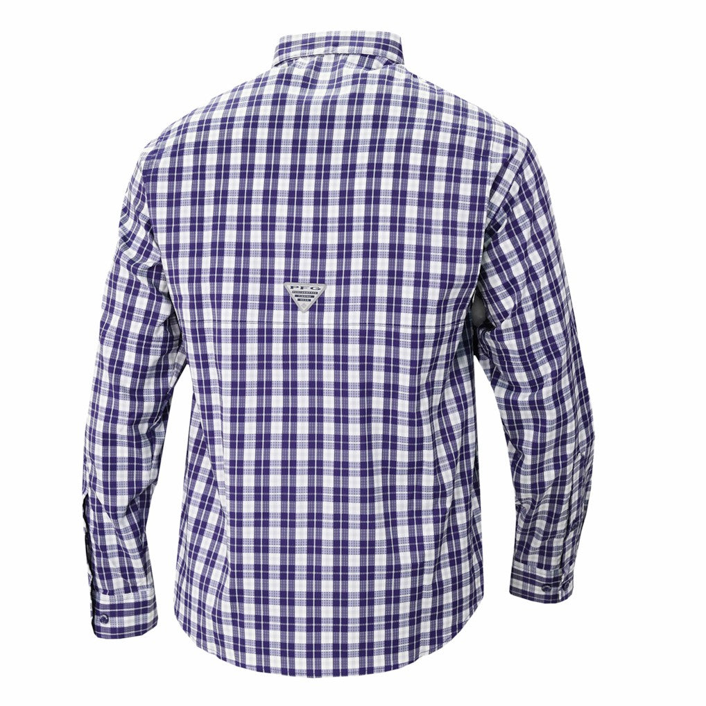 Phoenix Suns Super Tamiami Omni-Shade Long Sleeve Button-Down Shirt Purple | Columbia for sale