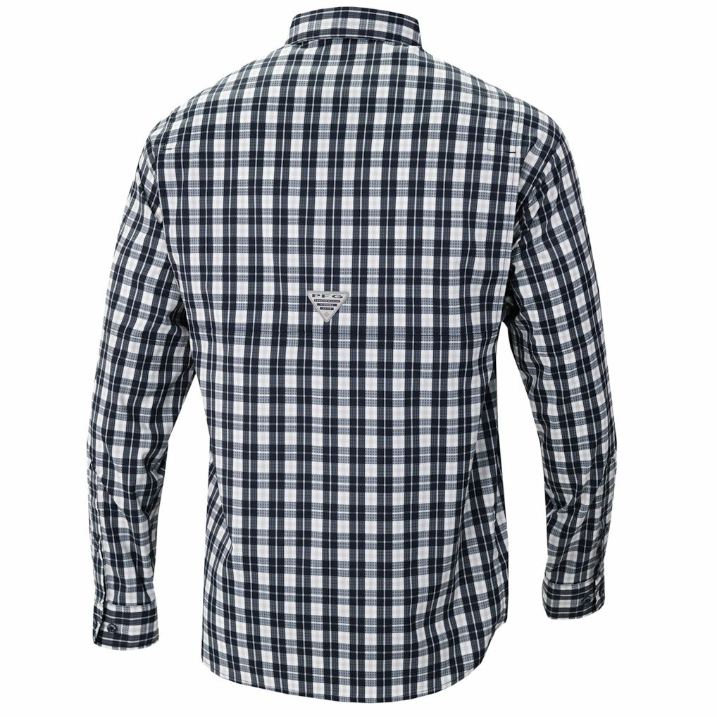 Indiana Pacers Super Tamiami Omni-Shade Long Sleeve Button-Down Shirt Navy | Columbia discount