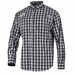 Utah Jazz Super Tamiami Omni-Shade Long Sleeve Button-Down Shirt Black | Columbia for sale