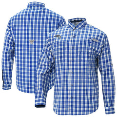 Orlando Magic Super Tamiami Omni-Shade Long Sleeve Button-Down Shirt Blue | Columbia US