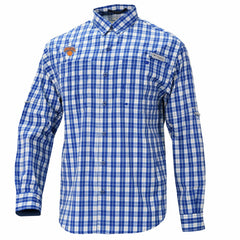 New York Knicks Super Tamiami Omni-Shade Long Sleeve Button-Down Shirt Blue | Columbia outlet