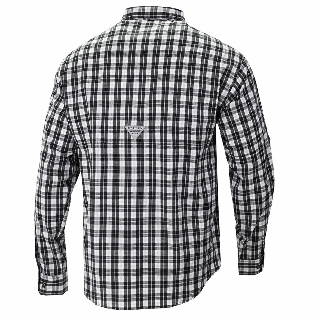 Memphis Grizzlies Super Tamiami Omni-Shade Long Sleeve Button-Down Shirt Navy | Columbia Lifestyle
