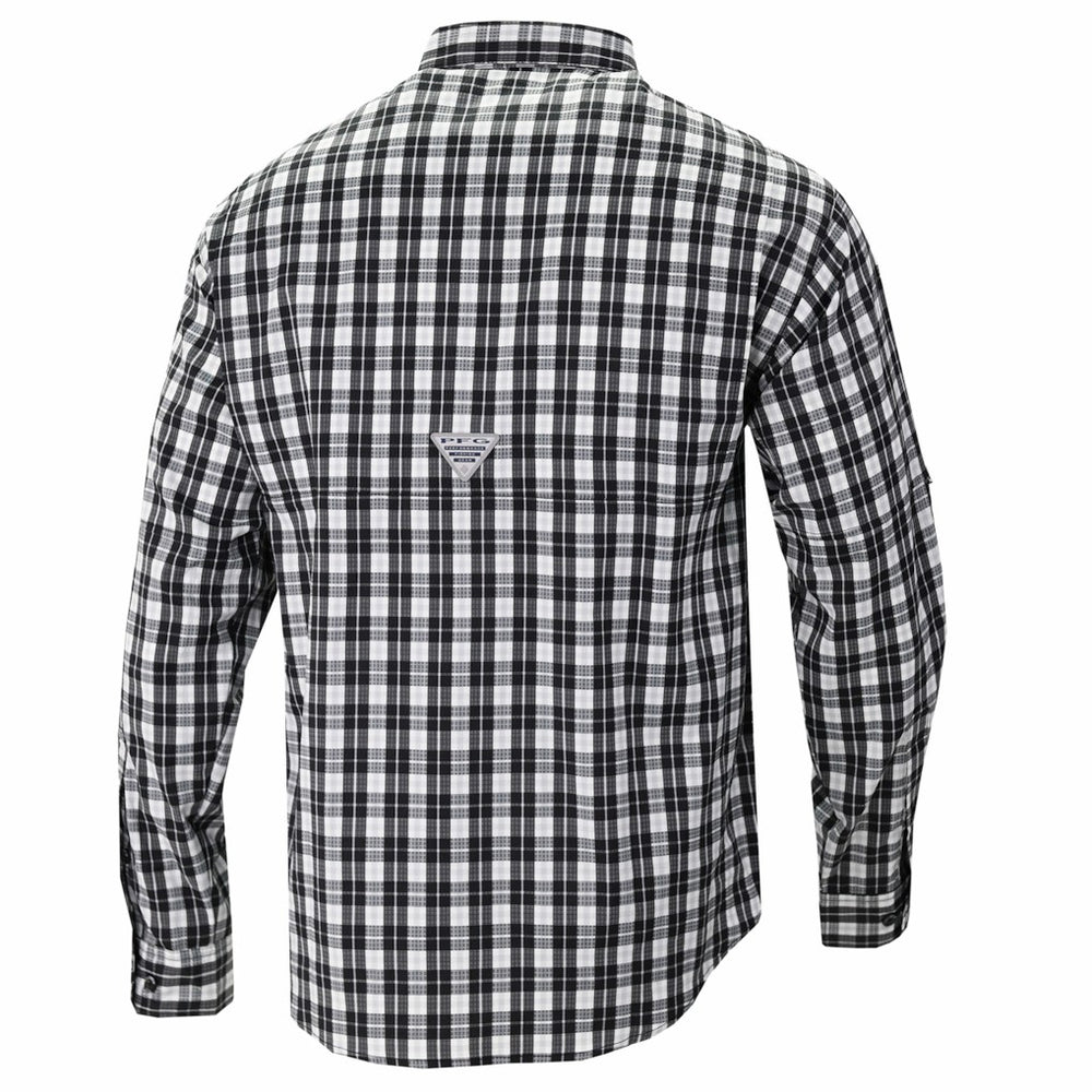 Memphis Grizzlies Super Tamiami Omni-Shade Long Sleeve Button-Down Shirt Navy | Columbia Lifestyle
