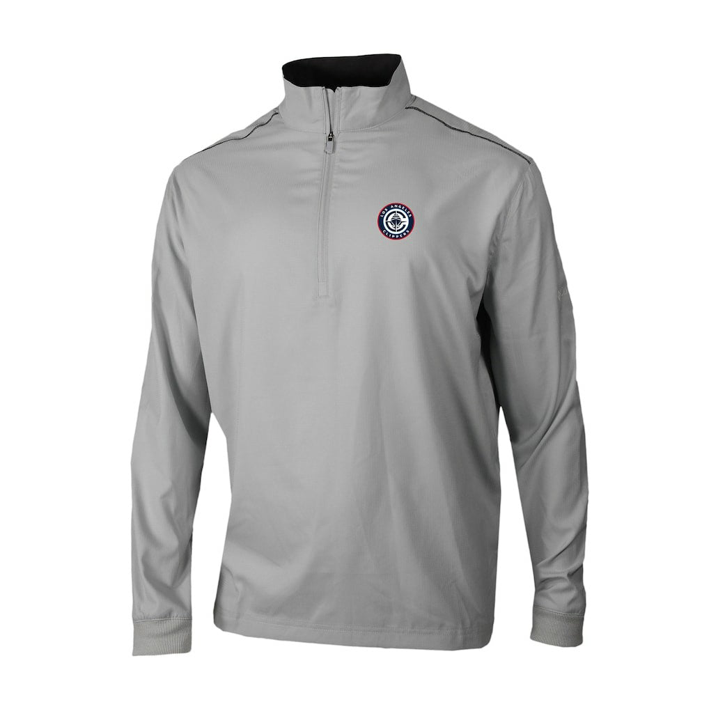 LA Clippers Omni-Wick Bogey's Paradise Quarter-Zip Top Gray | Columbia for sale