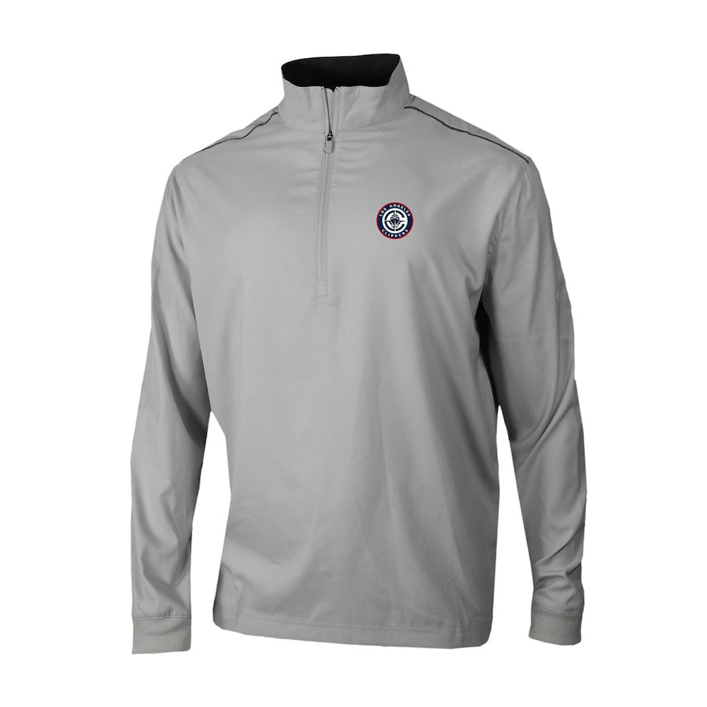 LA Clippers Omni-Wick Bogey's Paradise Quarter-Zip Top Gray | Columbia for sale