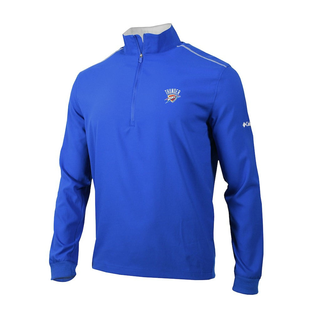 Oklahoma City Thunder Omni-Wick Bogey's Paradise Quarter-Zip Top Blue | Columbia