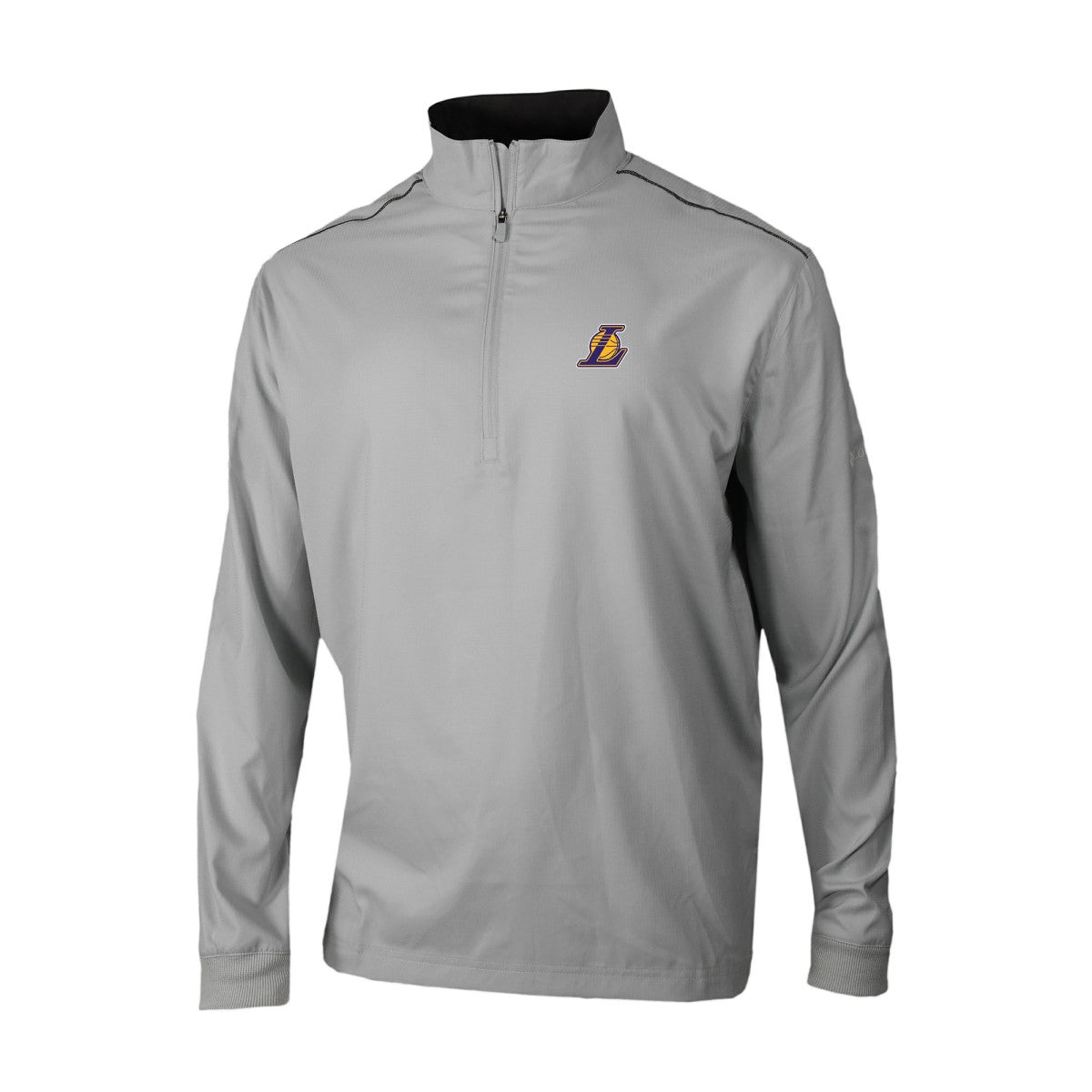 Los Angeles Lakers Omni-Wick Bogey's Paradise Quarter-Zip Top Gray | Columbia