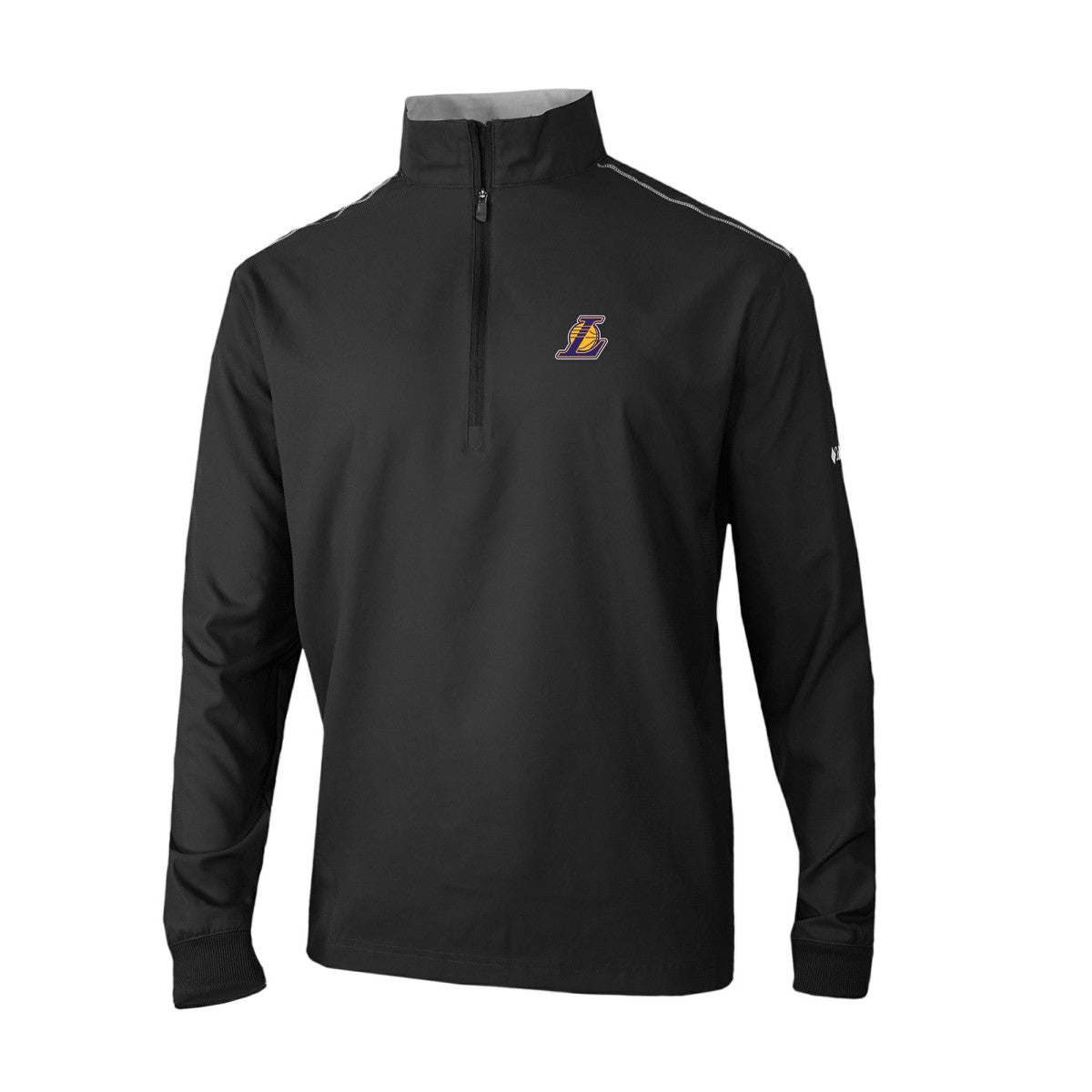 Los Angeles Lakers Omni-Wick Bogey's Paradise Quarter-Zip Top Black | Columbia