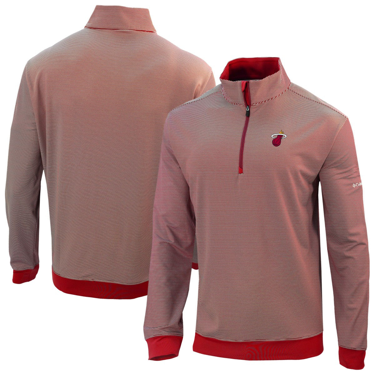 Miami Heat Omni-Wick Even Lie Quarter-Zip Top Red | Columbia online