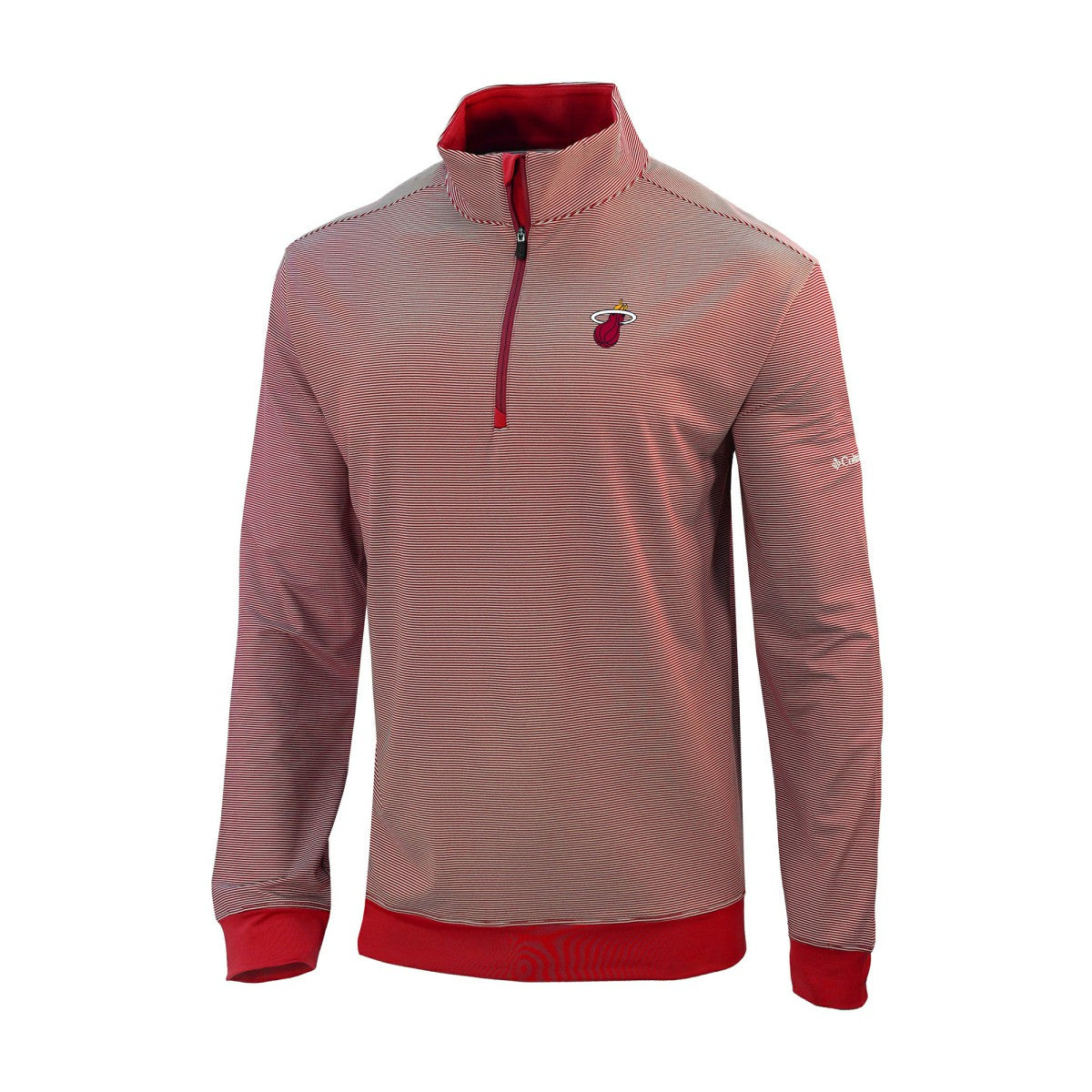 Miami Heat Omni-Wick Even Lie Quarter-Zip Top Red | Columbia online