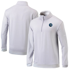 Minnesota Timberwolves Omni-Wick Even Lie Quarter-Zip Top Gray/White | Columbia US