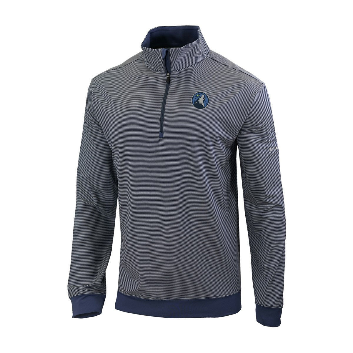 Minnesota Timberwolves Omni-Wick Even Lie Quarter-Zip Top Navy | Columbia for sale