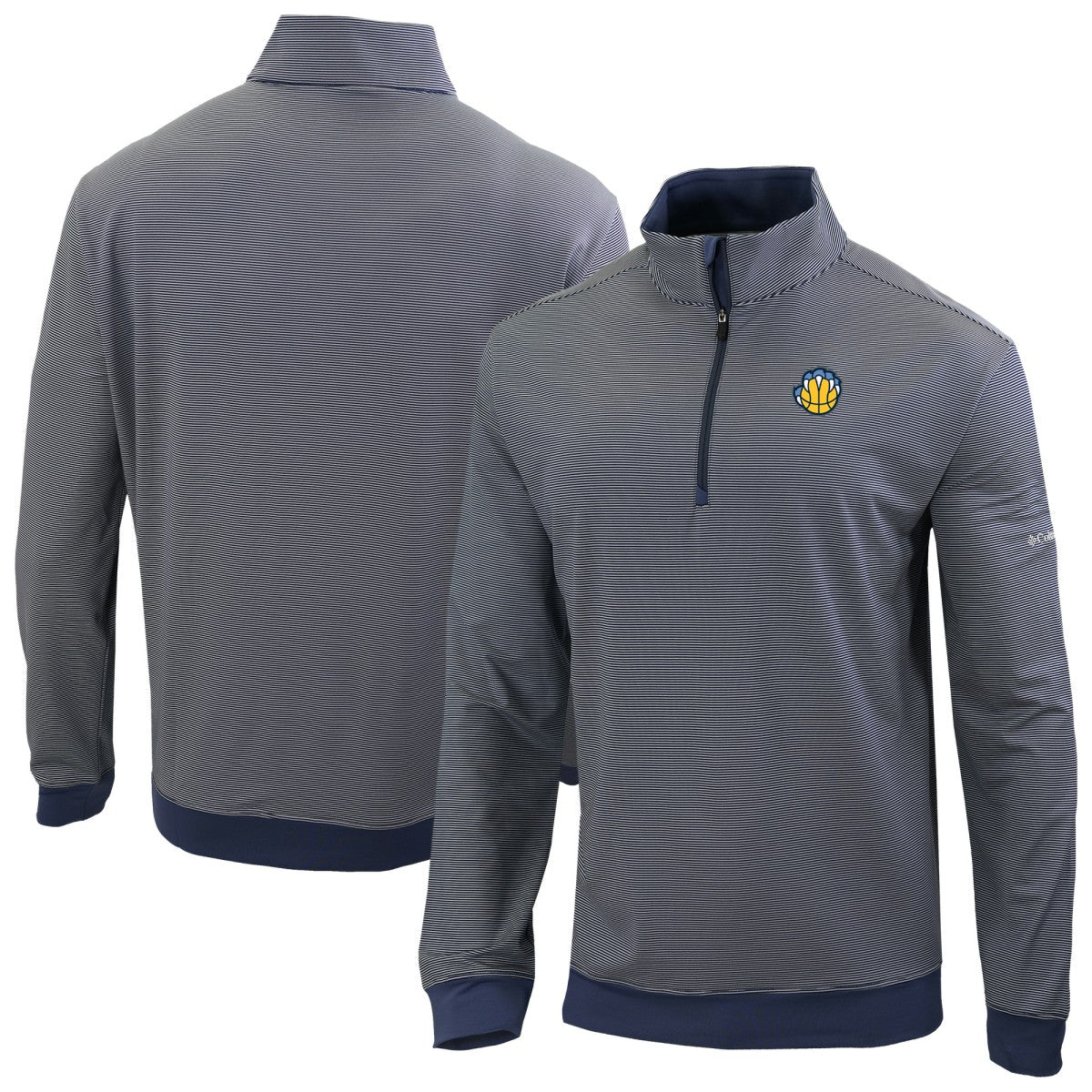 Memphis Grizzlies Omni-Wick Even Lie Quarter-Zip Top Navy | Columbia for sale