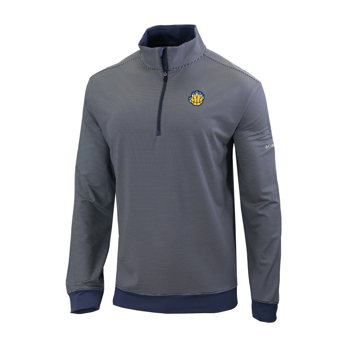 Memphis Grizzlies Omni-Wick Even Lie Quarter-Zip Top Navy | Columbia for sale