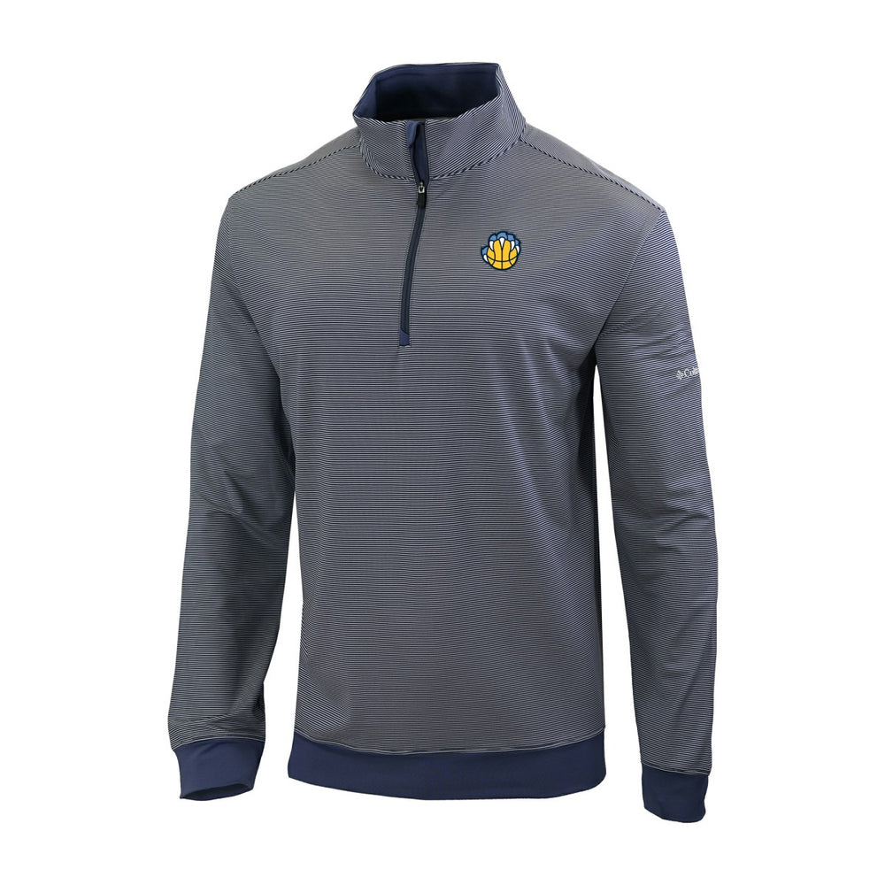 Memphis Grizzlies Omni-Wick Even Lie Quarter-Zip Top Navy | Columbia for sale