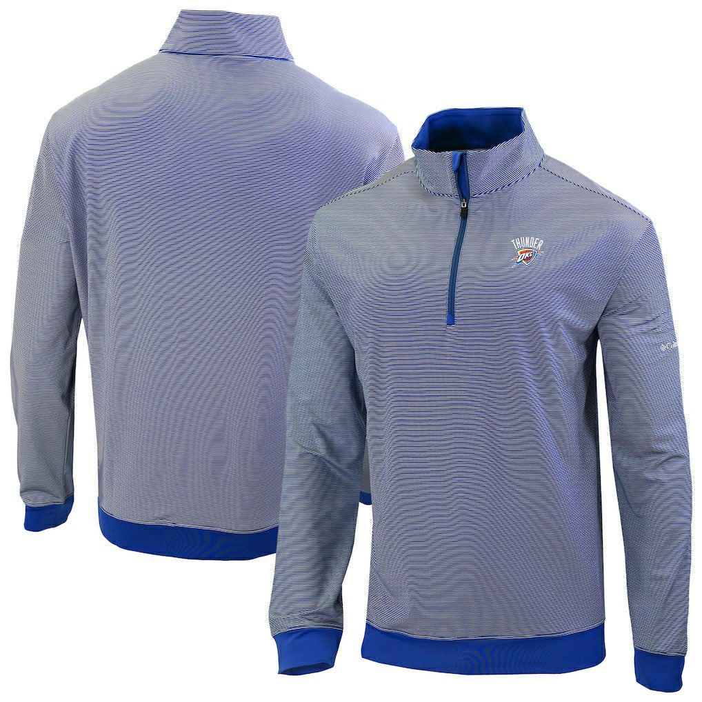Oklahoma City Thunder Omni-Wick Even Lie Quarter-Zip Top Blue | Columbia Lifestyle