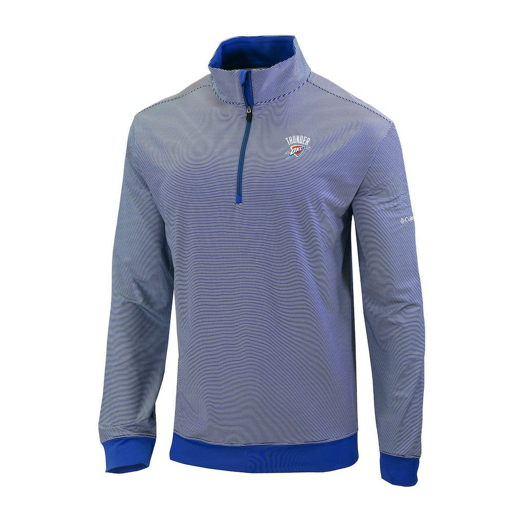 Oklahoma City Thunder Omni-Wick Even Lie Quarter-Zip Top Blue | Columbia Lifestyle