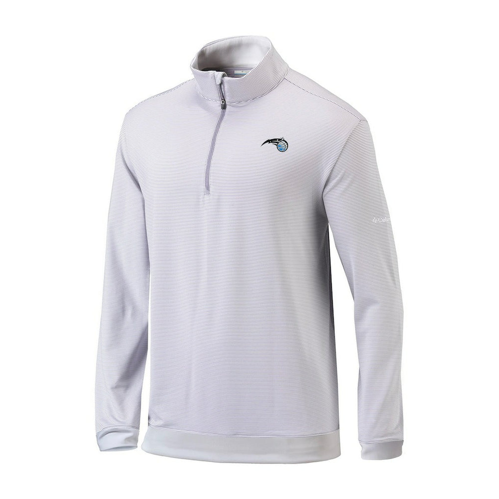 Orlando Magic Omni-Wick Even Lie Quarter-Zip Top Gray/White | Columbia US