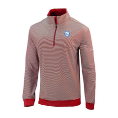 Philadelphia 76ers Omni-Wick Even Lie Quarter-Zip Top Red | Columbia US