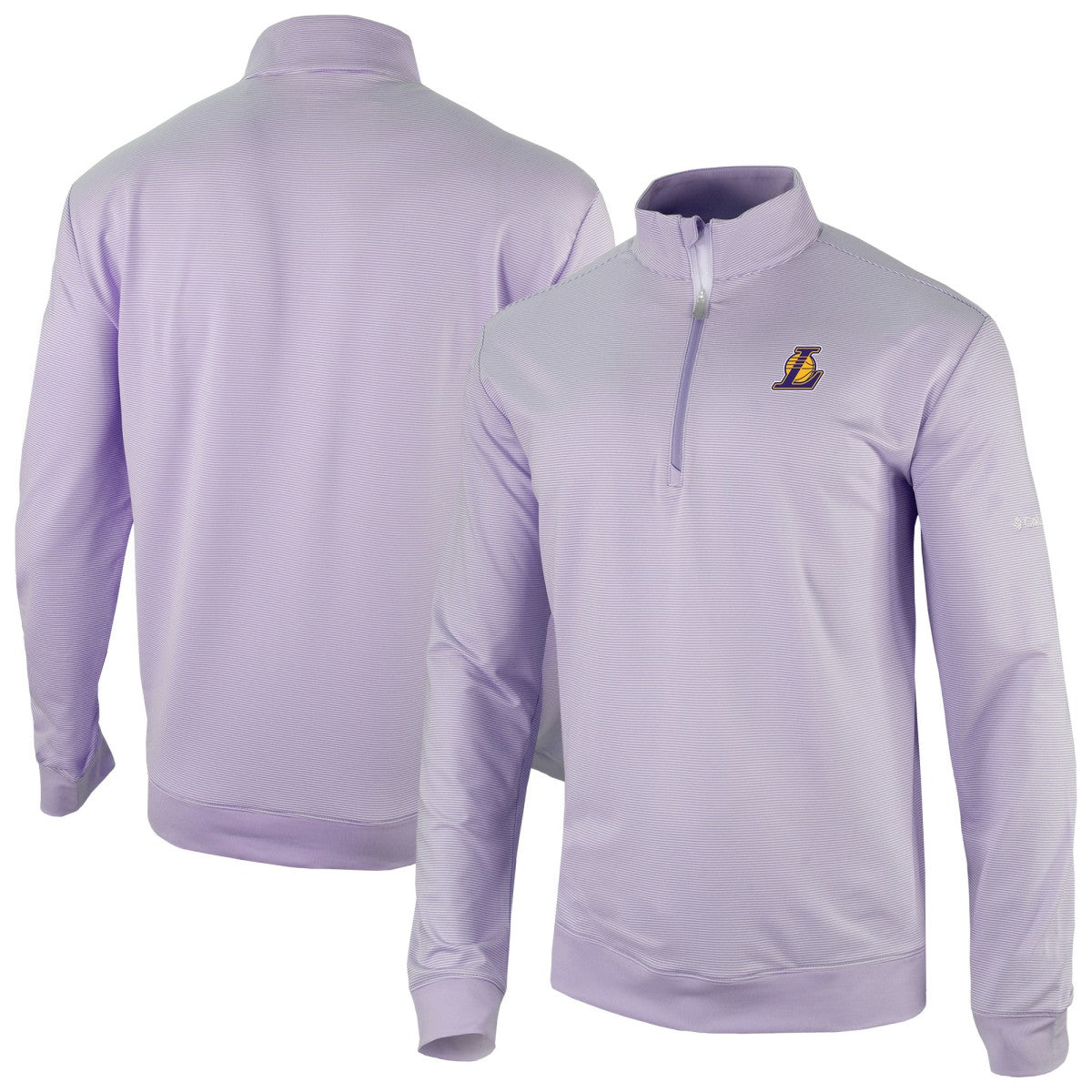 Los Angeles Lakers Omni-Wick Even Lie Quarter-Zip Top Purple | Columbia US