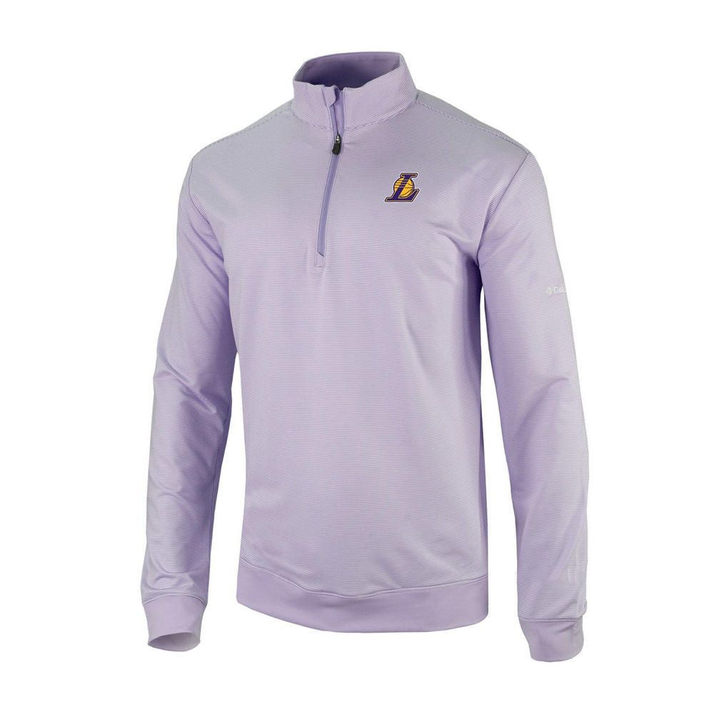 Los Angeles Lakers Omni-Wick Even Lie Quarter-Zip Top Purple | Columbia US