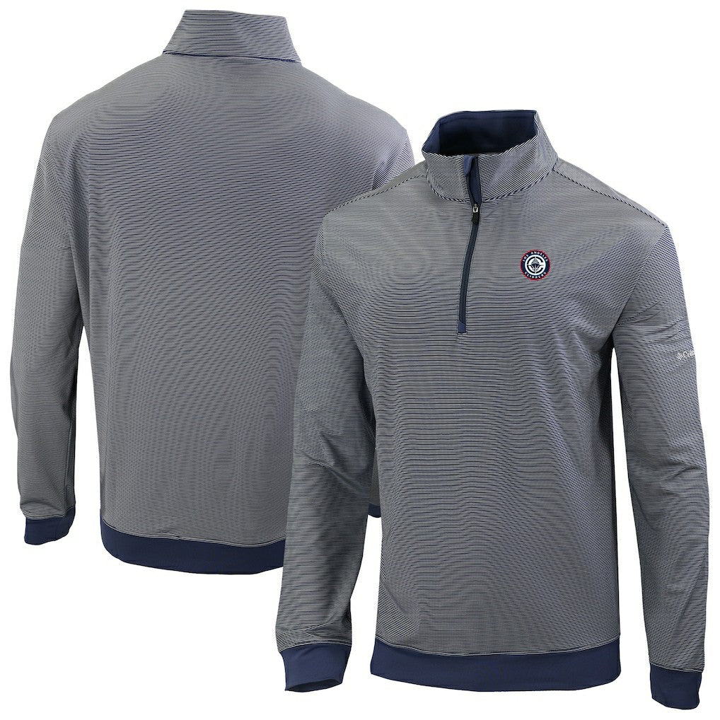 LA Clippers Omni-Wick Even Lie Quarter-Zip Top Navy | Columbia Lifestyle