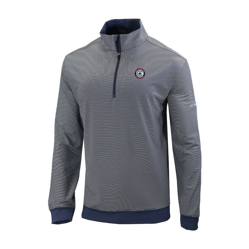 LA Clippers Omni-Wick Even Lie Quarter-Zip Top Navy | Columbia Lifestyle