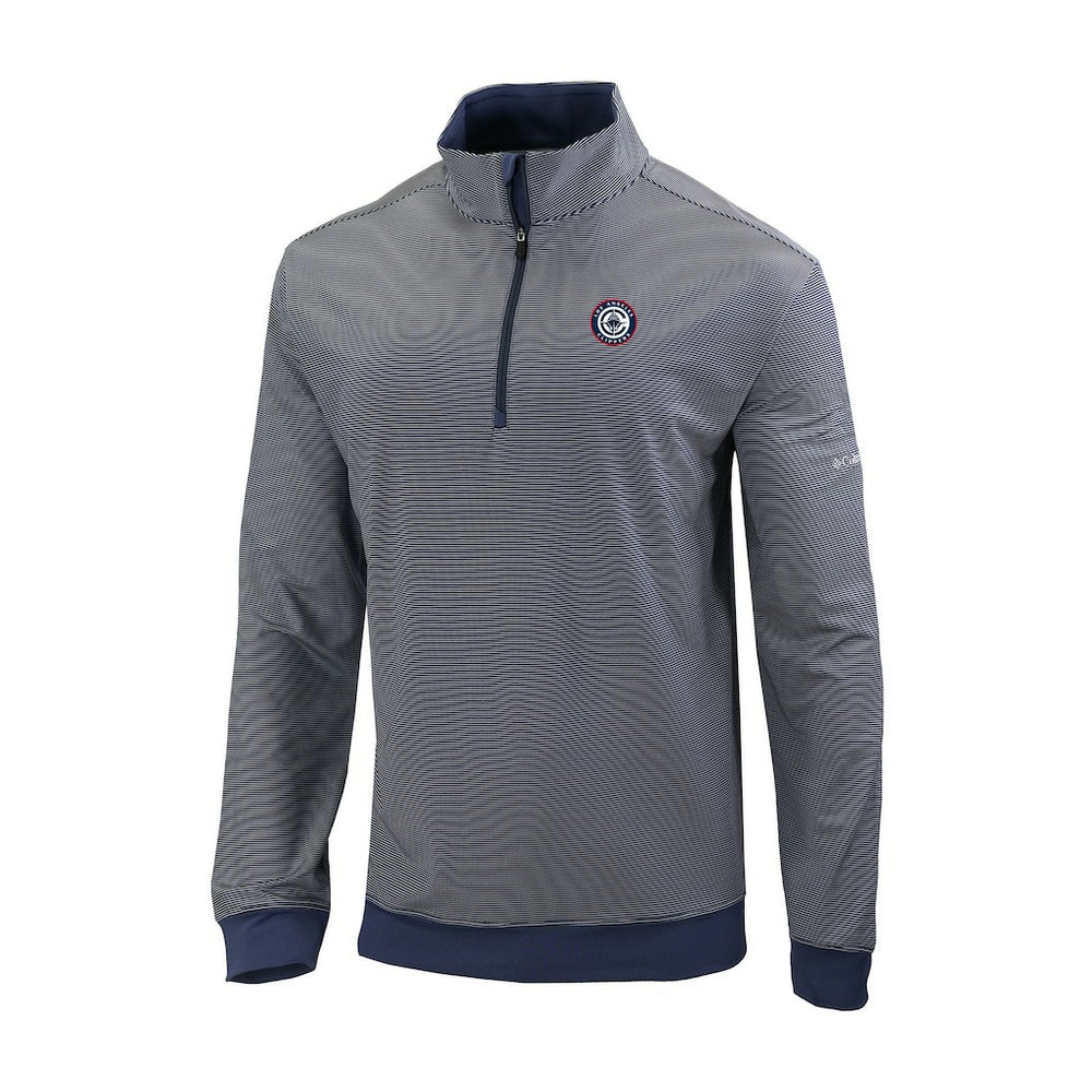 LA Clippers Omni-Wick Even Lie Quarter-Zip Top Navy | Columbia Lifestyle