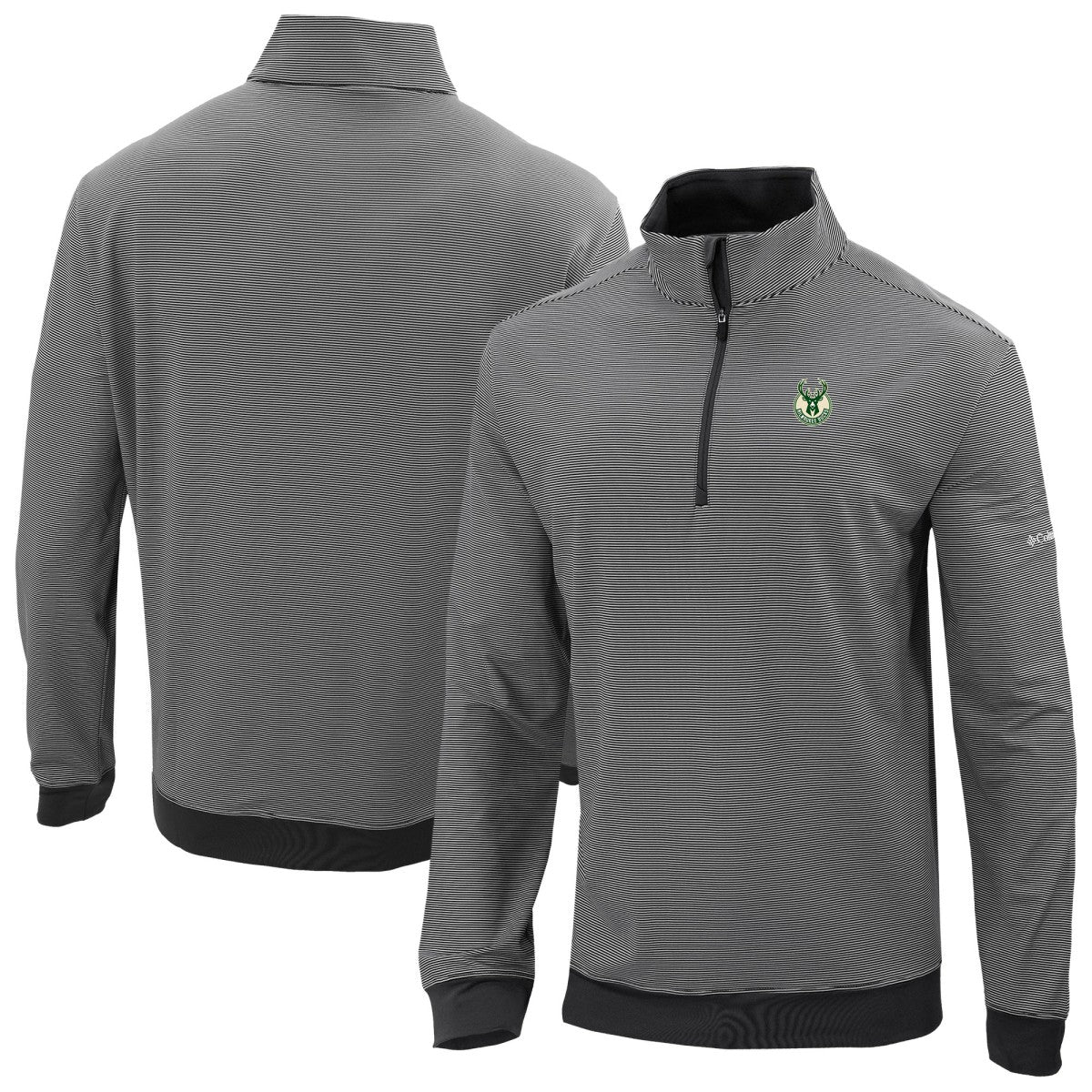 Milwaukee Bucks Omni-Wick Even Lie Quarter-Zip Top Black | Columbia Near Me