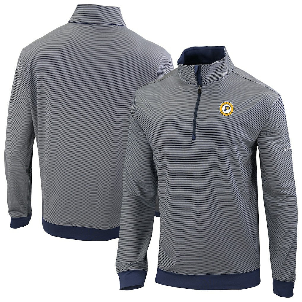 Indiana Pacers Omni-Wick Even Lie Quarter-Zip Top Navy | Columbia US
