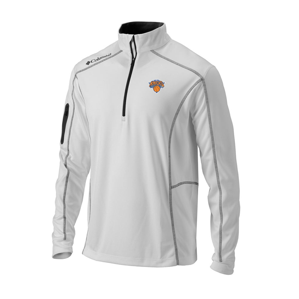 New York Knicks Omni-Wick Shotgun Quarter-Zip Jacket White | Columbia discount