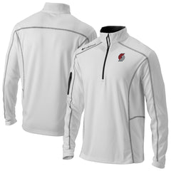Portland Trail Blazers Omni-Wick Shotgun Quarter-Zip Jacket White | Columbia online