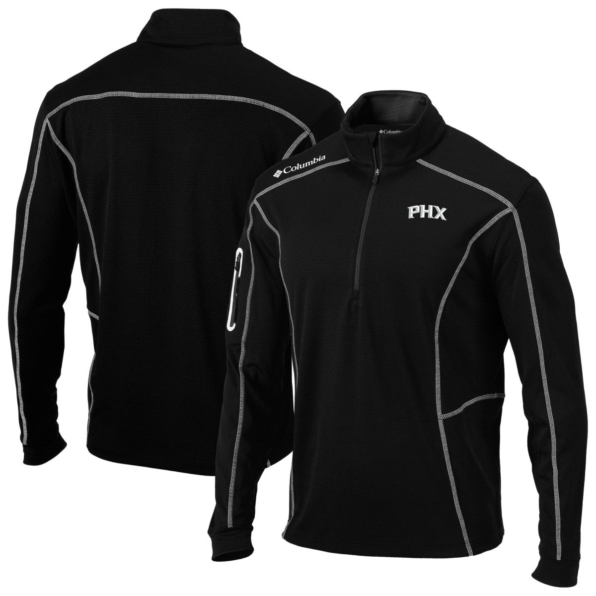 Phoenix Suns Omni-Wick Shotgun Quarter-Zip Jacket Black | Columbia discount