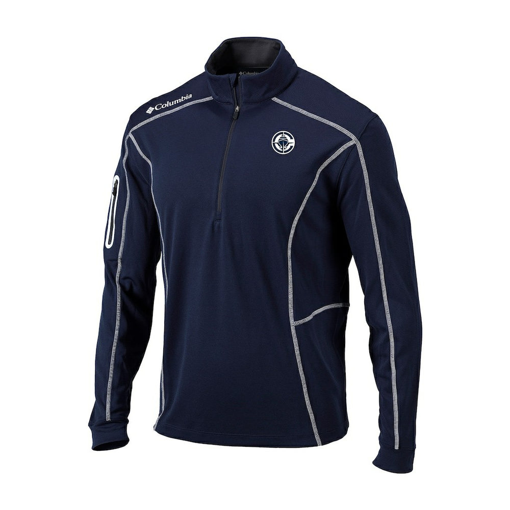 LA Clippers Omni-Wick Shotgun Quarter-Zip Jacket Navy | Columbia