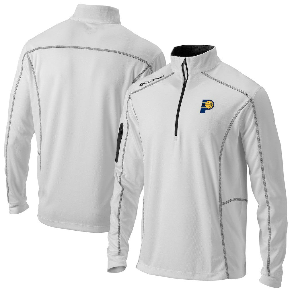 Indiana Pacers Omni-Wick Shotgun Quarter-Zip Jacket White | Columbia Lifestyle
