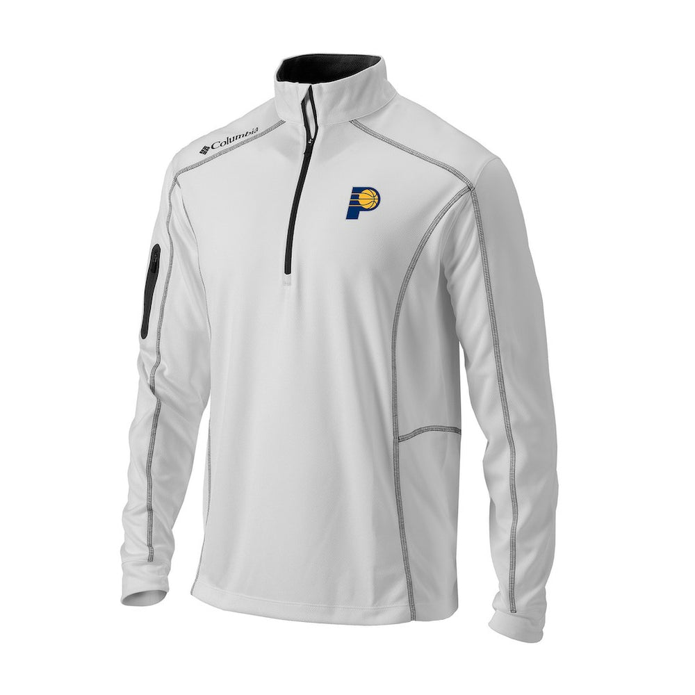 Indiana Pacers Omni-Wick Shotgun Quarter-Zip Jacket White | Columbia Lifestyle