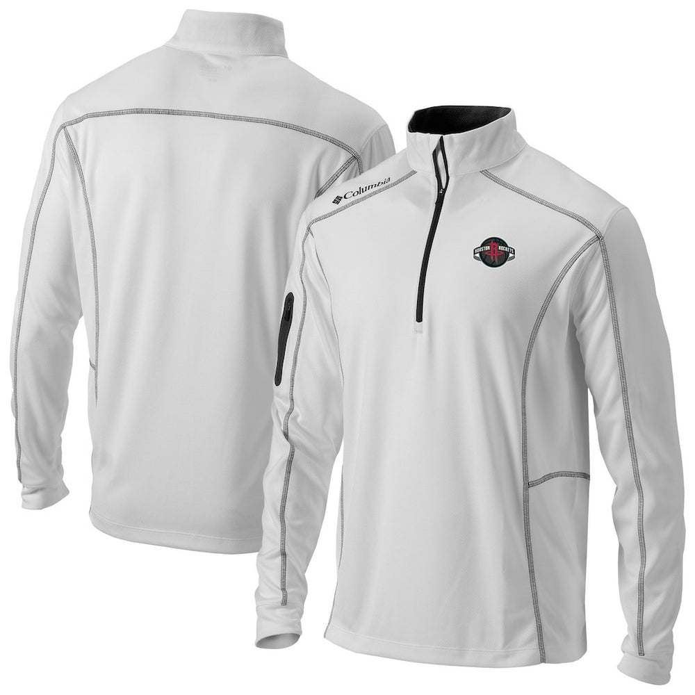 Houston Rockets Omni-Wick Shotgun Quarter-Zip Jacket for sale White | Columbia for sale