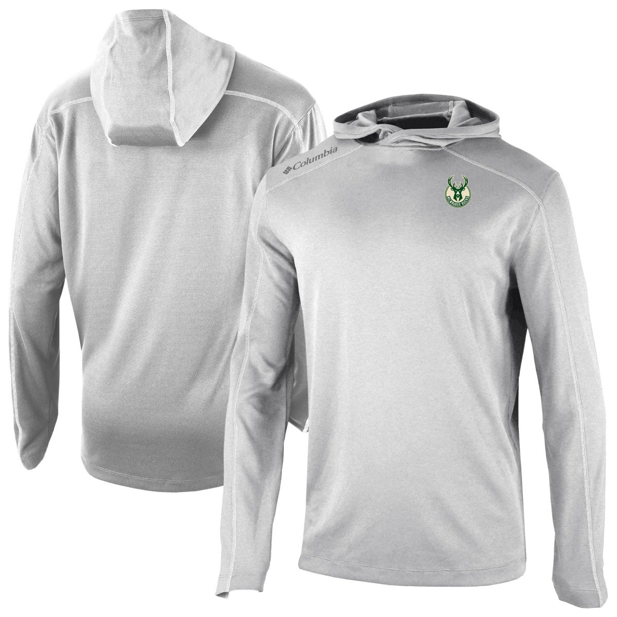 Milwaukee Bucks Omni-Wick Shotgun Pullover Hoodie Gray | Columbia online