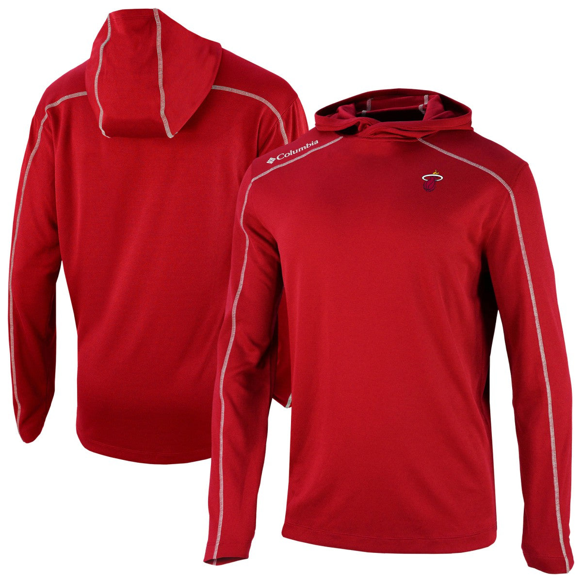 Miami Heat Omni-Wick Shotgun Pullover Hoodie Red | Columbia for sale