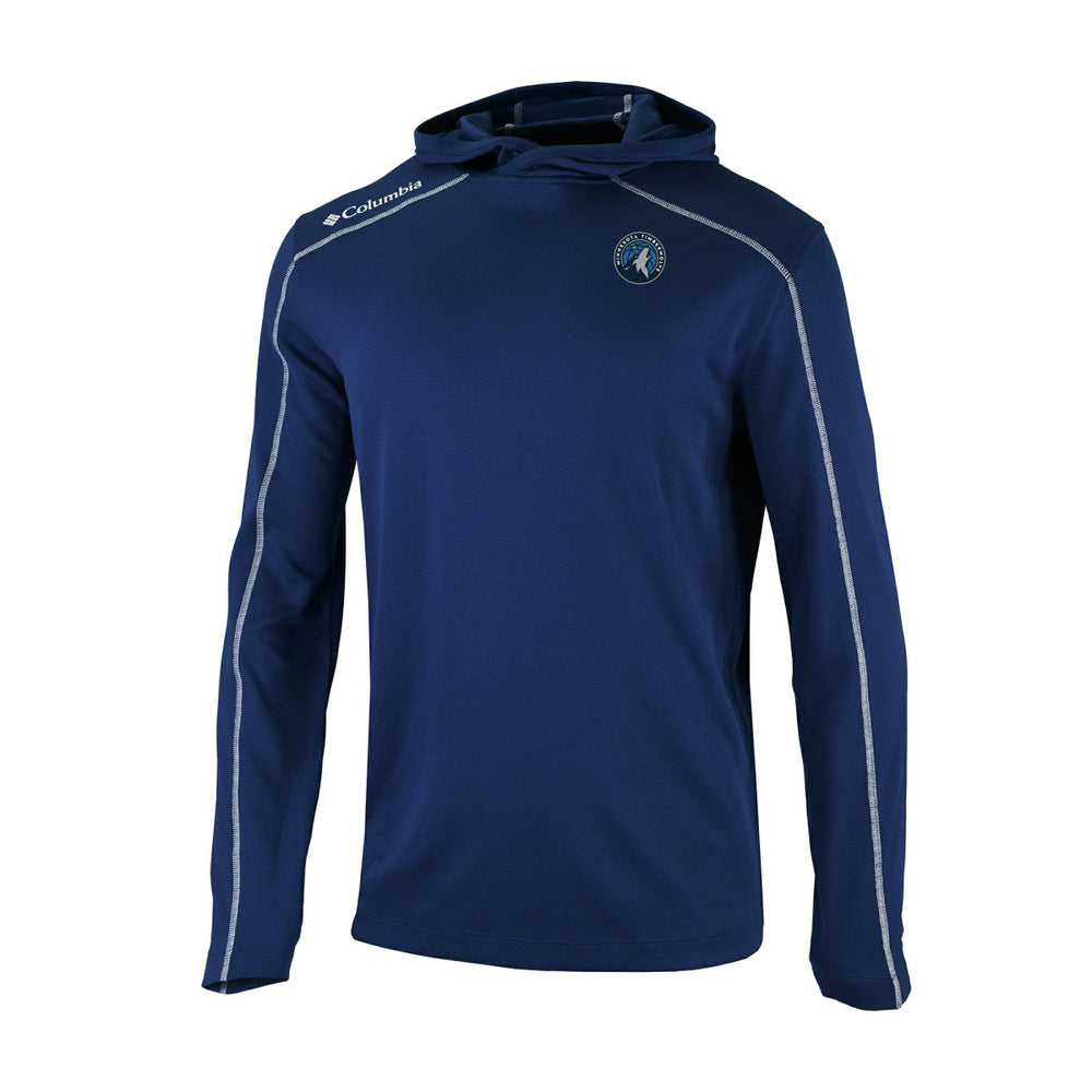 Minnesota Timberwolves Omni-Wick Shotgun Pullover Hoodie Navy | Columbia Lifestyle