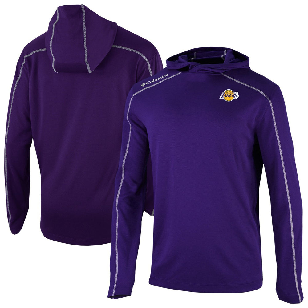 Los Angeles Lakers Omni-Wick Shotgun Pullover Hoodie Purple | Columbia Lifestyle