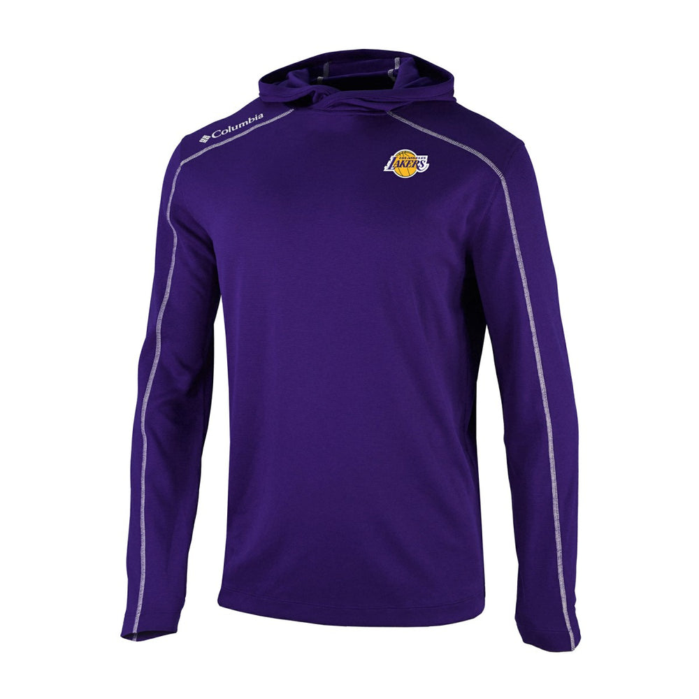 Los Angeles Lakers Omni-Wick Shotgun Pullover Hoodie Purple | Columbia Lifestyle