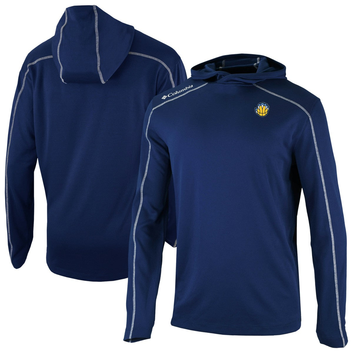 Memphis Grizzlies Omni-Wick Shotgun Pullover Hoodie Navy | Columbia US
