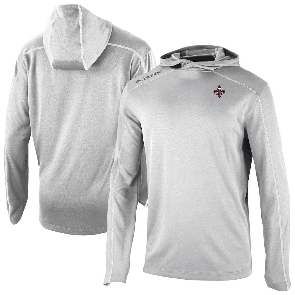 New Orleans Pelicans Omni-Wick Shotgun Pullover Hoodie Gray | Columbia online