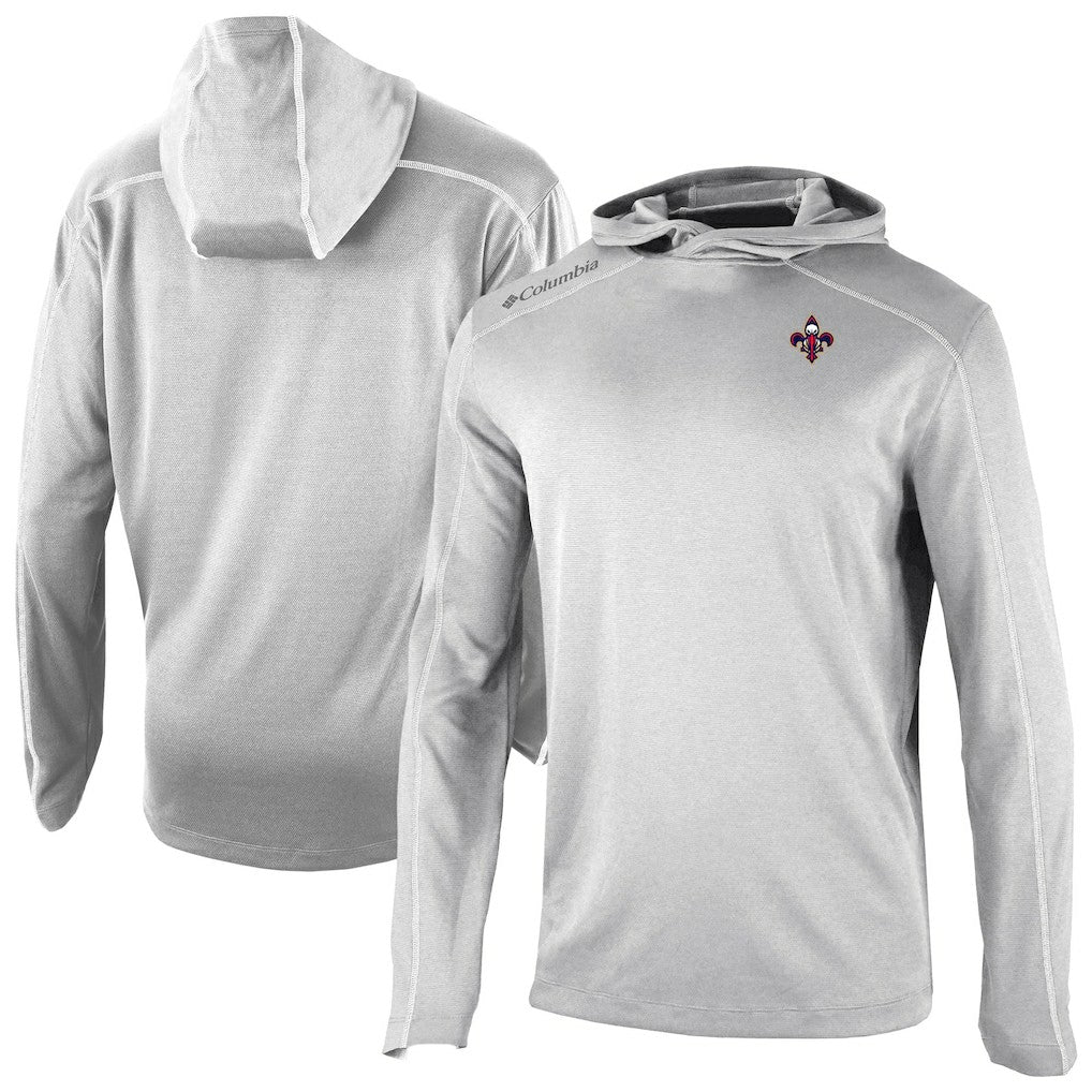 New Orleans Pelicans Omni-Wick Shotgun Pullover Hoodie Gray | Columbia online