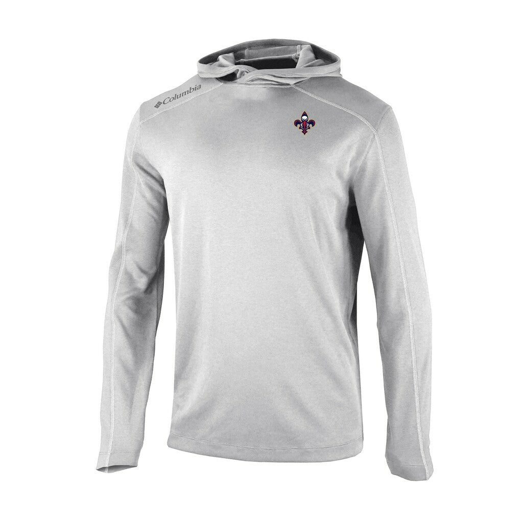 New Orleans Pelicans Omni-Wick Shotgun Pullover Hoodie Gray | Columbia online